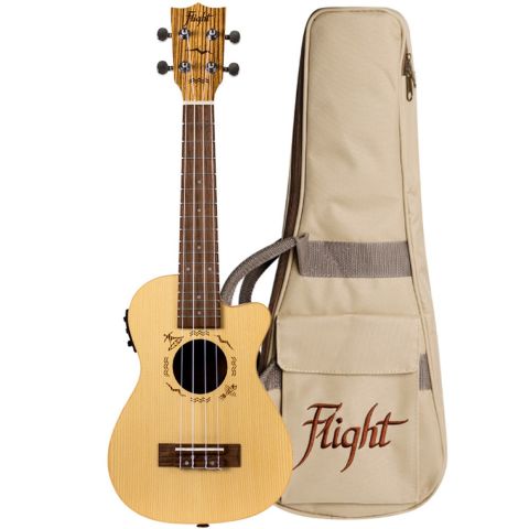 Ukelele Concert Flight DUC-328CEQ...
