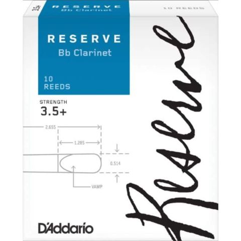 Caja 10 Cañas Clarinete Rico Reserve...