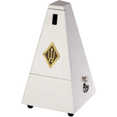 Metrónomo Wittner 817-WH Madera Blanca Brillante