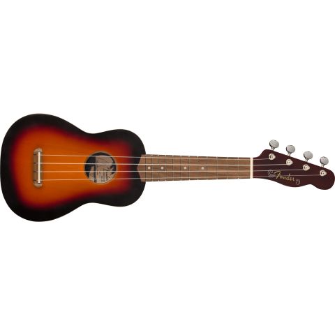 Fender Venice Soprano Uke, Walnut...
