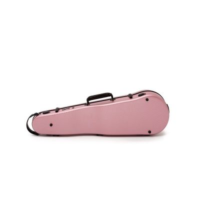 Estuche violín Artist Dynamic policarbonato forma 4/4 Rosa Negro 2