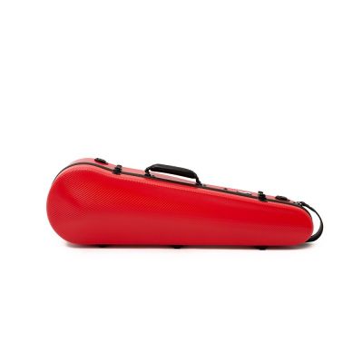Estuche violín Artist Dynamic policarbonato forma 4/4 Rojo