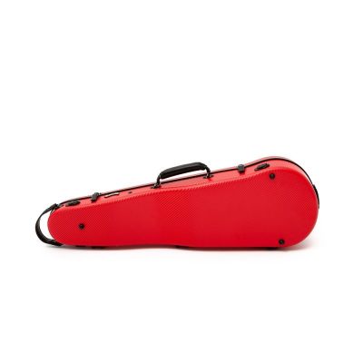 Estuche violín Artist Dynamic policarbonato forma 4/4 Rojo 2