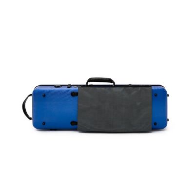 Estuche violín Artist Dynamic policarbonato rectangular con bolsa partituras 4/4 Azul 2
