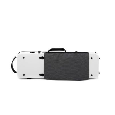 Estuche violín Artist Dynamic policarbonato rectangular con bolsa partituras 4/4 Blanco 2