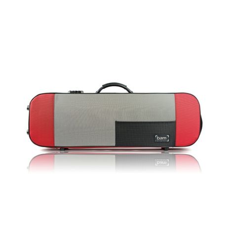 Estuche violín Bam 5001S Stylus 4/4 Rojo