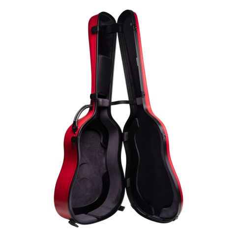 Estuche guitarra acústica BAM 8003S Rojo