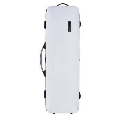 Estuche rectangular Violín BAM Ice Suprême Hightech ICE2018XLW 4/4 Blanco/Negro