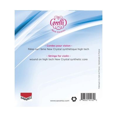Cuerda violín Corelli Crystal 3ª Re Medium 4/4 2