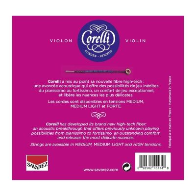 Cuerda violín Corelli Cantiga 904M 4ª Sol Medium 4/4 2