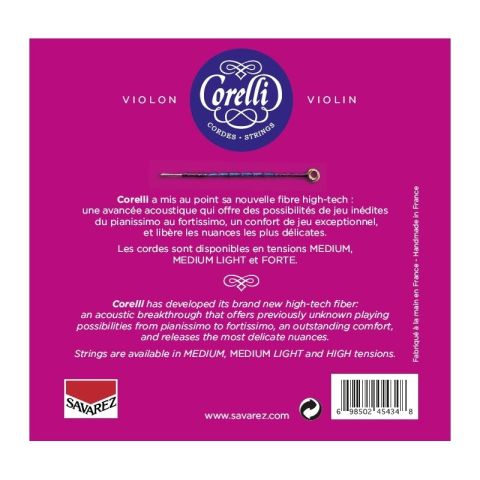 Cuerda violín Corelli Cantiga 904M 4ª...