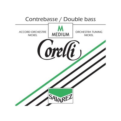 Cuerda contrabajo Corelli orquesta níquel 1ª Sol Medium 1/8