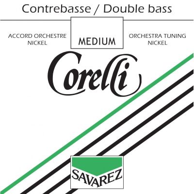 Cuerda contrabajo Corelli orquesta níquel 4ª Mi Medium 1/2