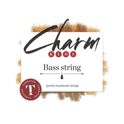 Cuerda contrabajo For-Tune Charm Kids Orchestra tungsteno 2ª Re acero Medium 1/8