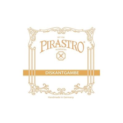 Cuerda Diskant (treble) gamba Pirastro 253620 6ª Re- 21 1/2 plateada sobre tripa 1/2