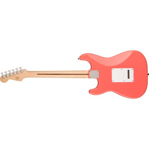 Squier Squier Sonic™ Stratocaster® HSS, Maple Fingerboard, White Pickguard, Tahitian Coral