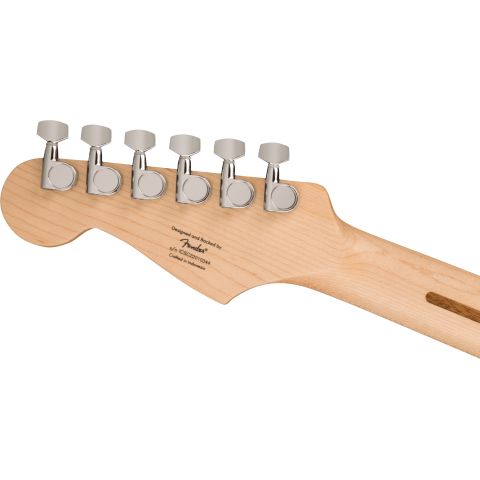 Squier Sonic™ Stratocaster® HSS, Maple Fingerboard, Black Pickguard, Black