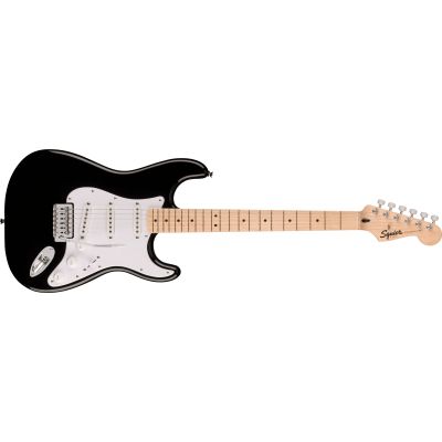 Squier Sonic™ Stratocaster®, Maple Fingerboard, White Pickguard, Black