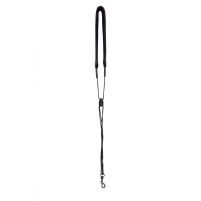 BAM ST-0031 - Cordón con mosquetón de plástico Correa de cuero para instrumentos de viento