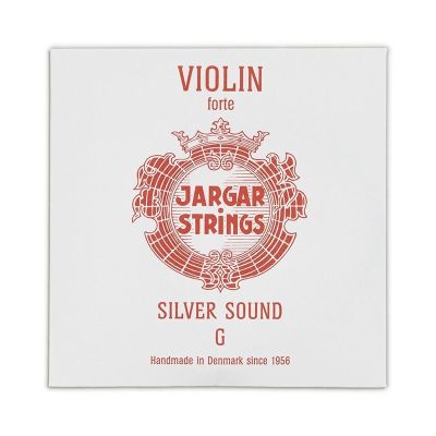 Jargar Roja Cuerda violín  4ª Sol plata 4/4 Forte