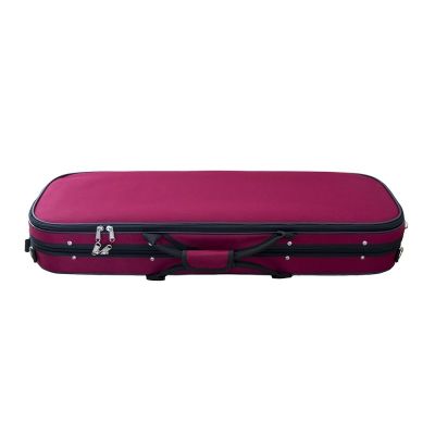 Rapsody Elegance Rectangular 4/4 Estuche violín burdeos 2