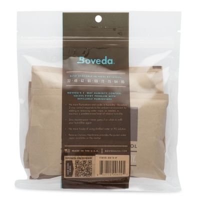 Boveda Humidificador Instrumentos 4 sobres 49% 2