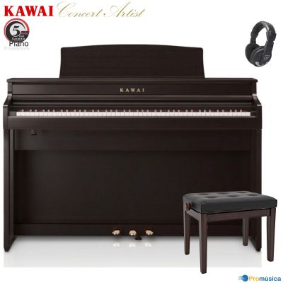 PACK KAWAI CA-401 R PALISANDRO con Banqueta y auricular