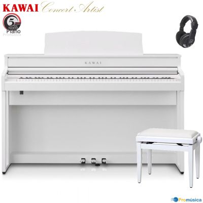 KAWAI CA-501 WH BLANCO con Banqueta y auricular