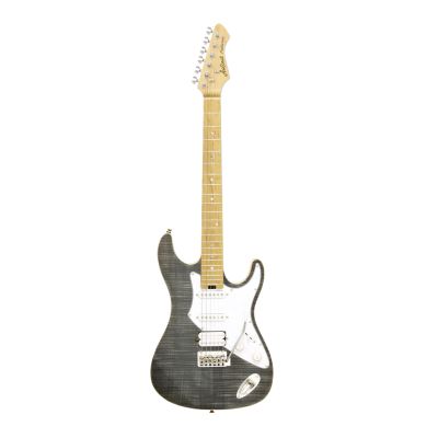 GUITARRA ELÉCTRICA ARIA ST 714-MK2-FULLERTON NEGRA TRANSLÚCIDA