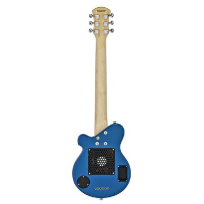 GUITARRA ELÉCTRICA ARIA PIGNOSE DE VIAJE AZUL 2
