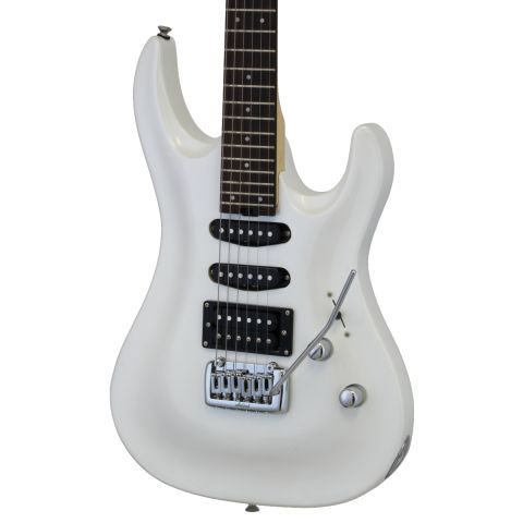GUITARRA ARIA MAC-STD BLANCO METALIZADO
