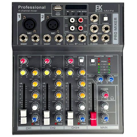 MESA DE MEZCLAS CON EFECTOS EK AUDIO...