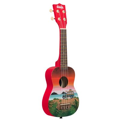 UKELELE SOPRANO SERIE UKADELIC GRAPHIC TOP SURF
