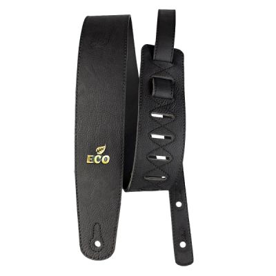 CORREA PARA GUITARRA Y PARA BAJO BASSO SERIE ECO VEGANA NEGRA