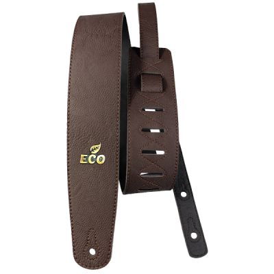 CORREA PARA GUITARRA Y PARA BAJO BASSO SERIE ECO VEGANA MARRÓN