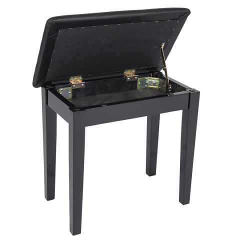 BANQUETA AMADEUS PARA PIANO NEGRA