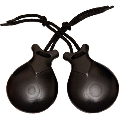 CASTAÑUELAS JALE DE TELA NEGRA DEL Nº 6