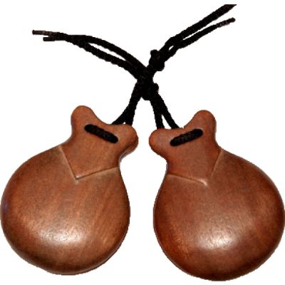CASTAÑUELAS JALE DE PULIDA CAOBA DEL Nº 6