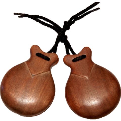 CASTAÑUELAS JALE DE PULIDA CAOBA DEL...