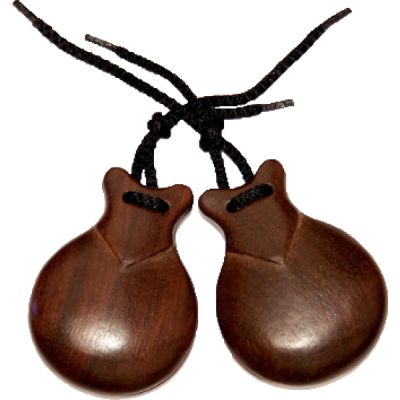 CASTAÑUELAS JALE DE IMITACIÓN BUBINGA NATURAL DEL Nº 5