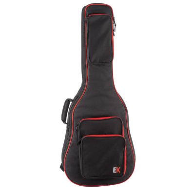 FUNDA EK PARA GUITARRA ACÚSTICA DE 30mm ROJA 2