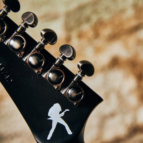 Epiphone Dave Mustaine Flying V Prophecy, Aged Dark Red Burs