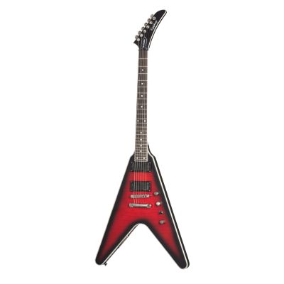 Epiphone Dave Mustaine Flying V Prophecy, Aged Dark Red Burs
