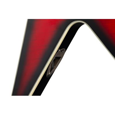 Epiphone Dave Mustaine Flying V Prophecy, Aged Dark Red Burs