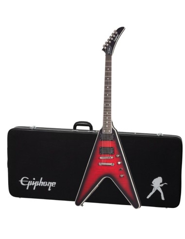 Epiphone Dave Mustaine Flying V Prophecy, Aged Dark Red Burs Ed. Limitada