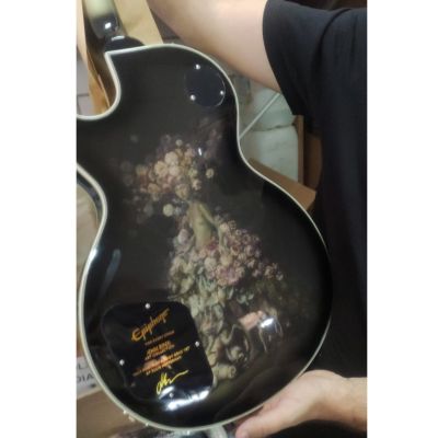 Adam Jones Les Paul Custom Art Collection: Julie Heffernan's  "Self-Portrait as Not Dead Yet", Antique Silverburst