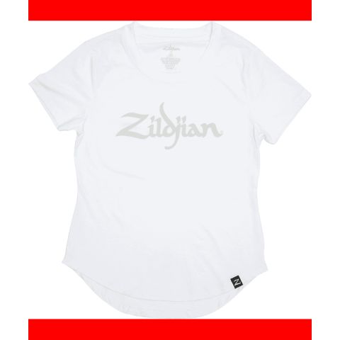CAMISETA ZILDJIAN LOGO BLANCA CHICA - L