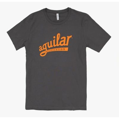 CAMISETA GRIS - NARANJA - TALLA XL