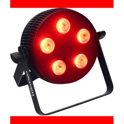 Foco proyector LED 5x10W 4 en 1 RGBW slim