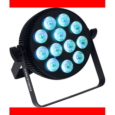Foco proyector LED 12x10W 4-en-1 RGBW slim